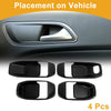 Jeep Wrangler Gladiator JT 4 x Interior Door Handle Bowl Cover Trim (2018-2023)