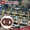 Oil Seal Rotary Shaft Seal FKM Rubber 35x72x7mm Brown 2 x