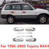 Toyota RAV4 8X Car Chrome Side Door Handle Bowl Cover Trim Decor (1996–2000)