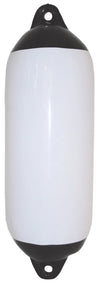 Heavy Duty Boat Fender Mooring White/Black End PVC 580mm x 150mm