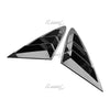 Hyundai Sonata Gloss Black Rear Window Louver Shutter Cover (2020–2023)