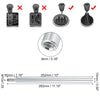 Mitsubishi 10" Aluminum Alloy Shift Knob Gear Shifter