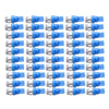 Universal 50PC Blue T10 Wedge 5050 5SMD LED Dome Map License Light Bulbs