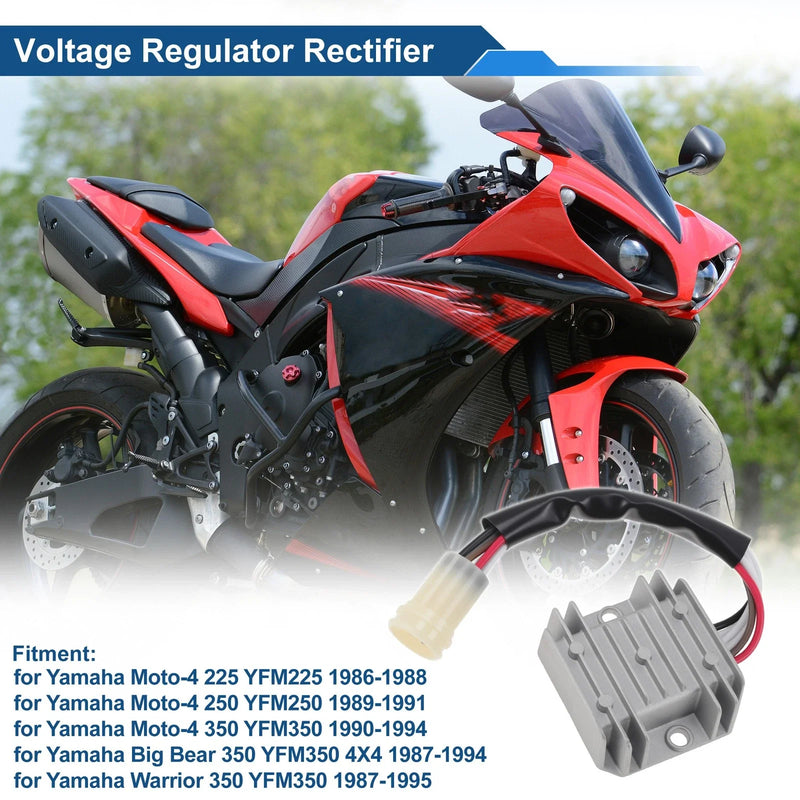 Yamaha Moto-4 225 YFM225 Voltage Regulator Rectifier (1986-1988)