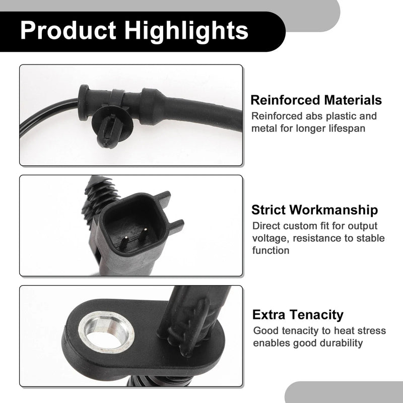 Dodge - 1 x Rear Left / Right () ABS Wheel Speed Sensor Kit