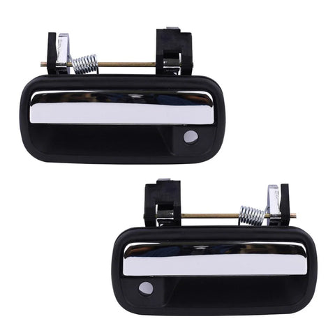Front Outer Door Handle Chrome L+R Fits Toyota Hilux Tiger LN147 UTE 1998-04 D06
