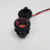 Car Boat RV Red 12V 24V 3.0 QC PD Type C USB Fast Charger Socket