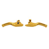 Harley Street Bob FXBB Softail 114 Gold Brake Clutch Levers 5.9" (15-22)