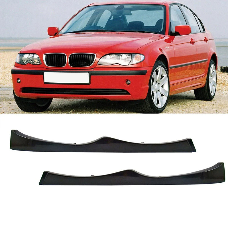 E46 325i 325xi 2 x Headlight Eyebrow Lower Cover Trim (1998–2005)