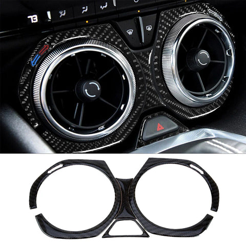 Chevrolet Camaro Carbon Fiber Center Air Vent Outlet Cover (2016-2022)