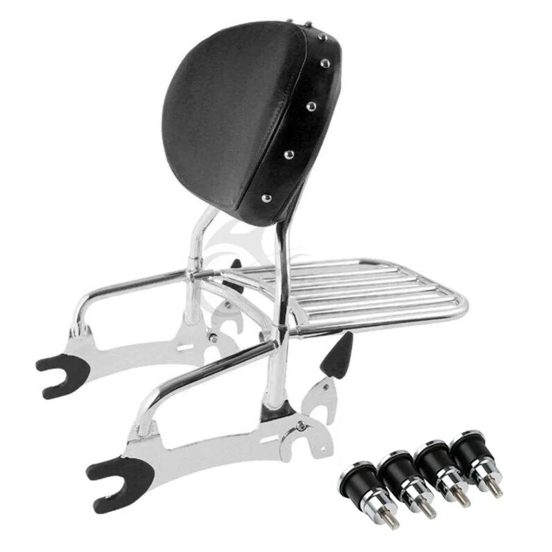 Indian Chieftain Roadmaster Chrome Sissy Bar Spools (2014-2022)
