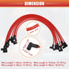 Chevy Small Block HEI Cap 8pcs Spark Plug Wire Ignition Coil Cable