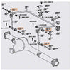 Landcruiser UZJ100 HDJ100 Rear Stabiliser Sway Bar Link Rubber Bush