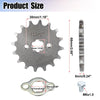 Honda 50cc 70cc 90cc 110cc 125cc 16T 17mm Front Sprocket