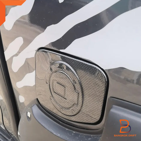 Ford Ranger PX T6 Black Carbon Fuel Oil Tank Cap Cover Trim (12-21)