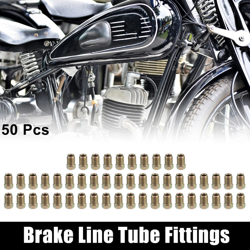 50 Pcs Brake Line Tube Fittings M10 Hydraulic Brake Lines
