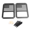 Jeep Wrangler JK Rear American Flag Tail Light Covers (2007-2016)