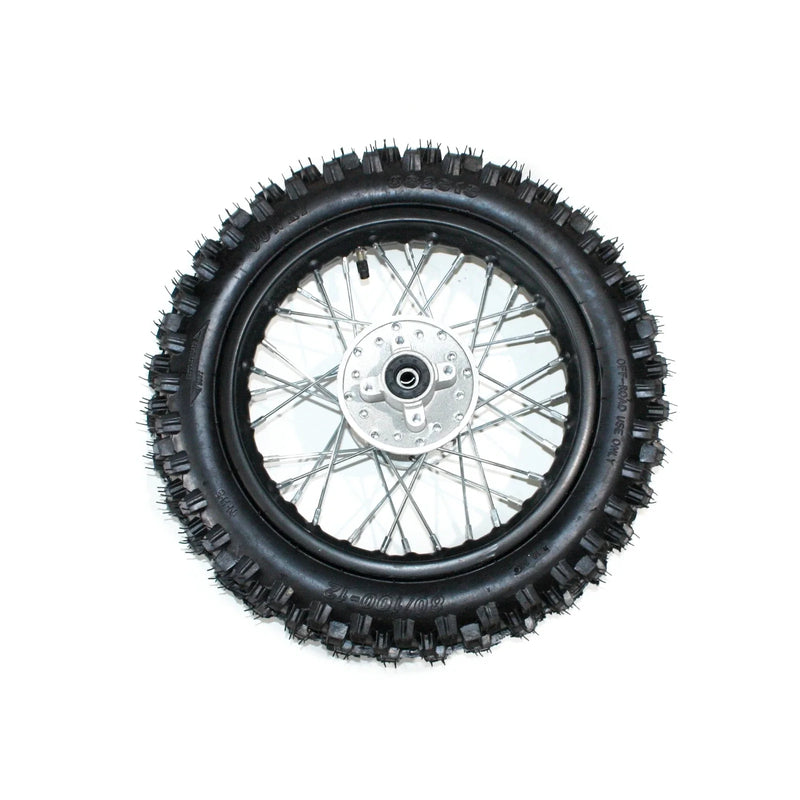 PIT PRO Dirt Bike 12mm Axle 12" Rear Wheel Rim + Tyre