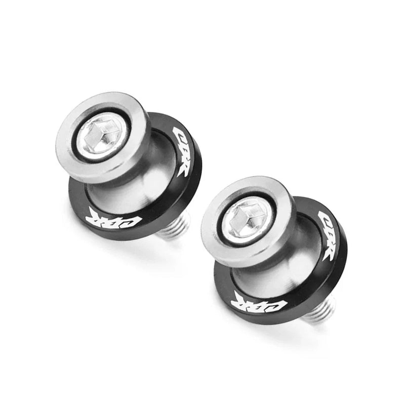 Honda CBR Silver Motorcycle Swingarm Spools 8MM (2003-2023)