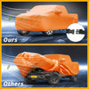 Dodge Ram Orange Cotton with Zipper Car Cover Waterproof All Weather