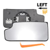 GMC Sierra 1500 Heated Left Driver Side Lower Part Mirror Glass Replacement