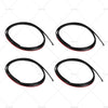 Nissan Patrol GQ Y60 GU Y61 Y62 Navara D22 D40 4Pcs Flare Rubber Seal