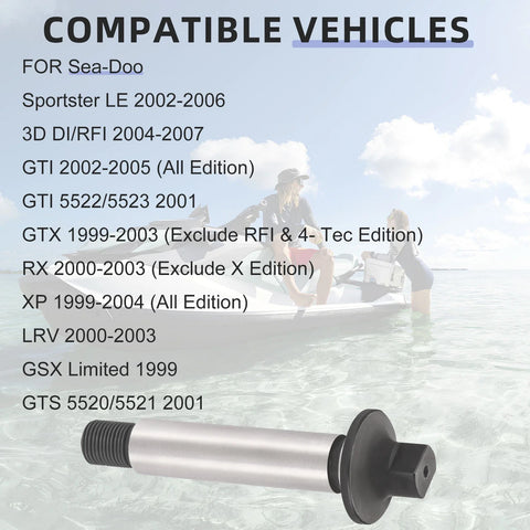 Sea-Doo GTI / GTX / RX / XP / LRV / GSX / GTS Pump Impeller Shaft (1999-2006)