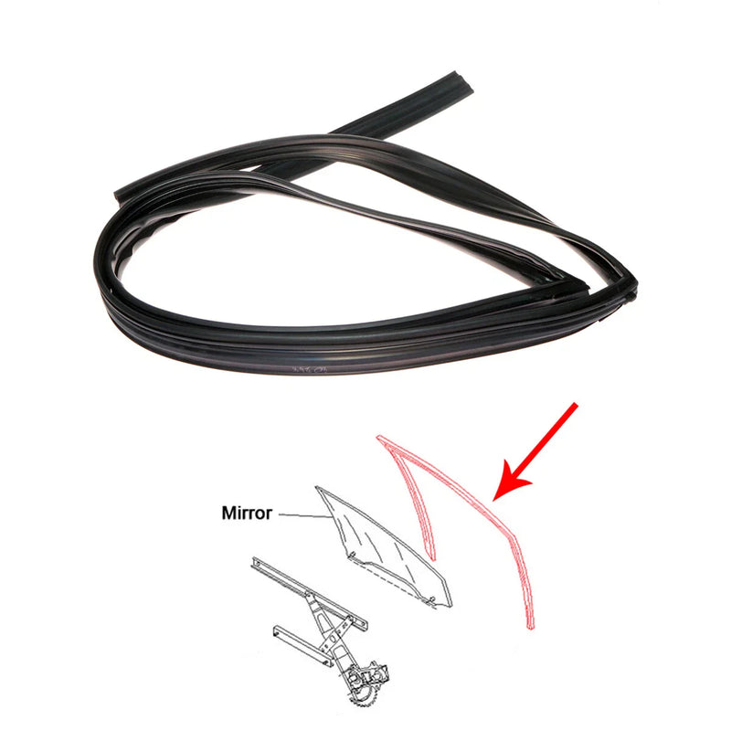 Honda Civic Sedan 2006-2011 Front Door Glass Run Channel