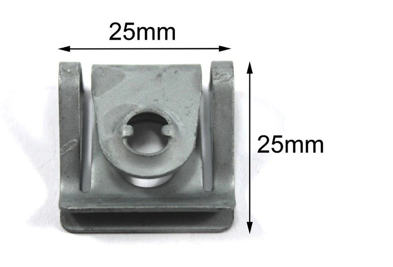 Originale Nero 19mm dzus / 1x / Fissaggio Anello D + Clip + Rondelle carenatura