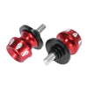 Honda & Suzuki 2 x M8x1.25 Red Motorcycle Swing Arm Spools