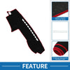 Toyota Land Cruiser Prado J120 Dash Cover Mat Black Red (2003–2009)