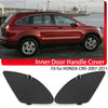 2007-2011 Honda CR-V Front Black Interior Door Handle Covers (2 x Covers)