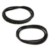 Door Rubber Seal Weatherstrip Low Roof LH+RH Fits Isuzu ELF NPR120 Truck 1994-06