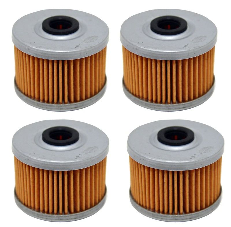Honda Rancher 350 420 TRX300EX TRX400EX Foreman 450 500 4 Pack Oil Filters