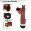 Toyota Corolla CE, LE, S 1.8 (2004-2008) 1 Pc Red Fuel Injector