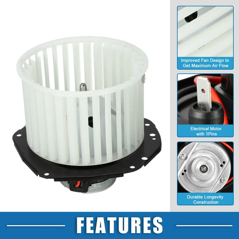 Chevrolet Blazer HVAC Heater Blower Motor Fan Assembly (92-94)