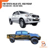 Toyota Hilux Vigo MK6 MK7 Chrome Rear Side Badge Set (2005-2023)