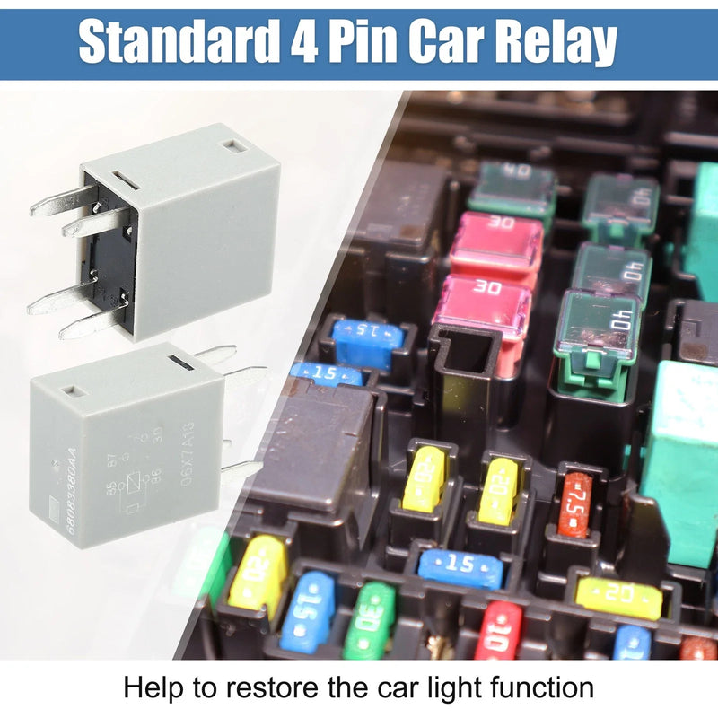 Dodge Ram Jeep 2 x 4 Pin Automotive Power Relay 68083380AA 12VDC