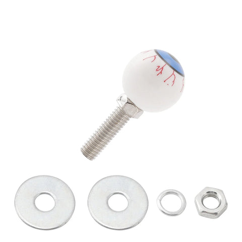 Motorcycle Bike Trike 4 x Custom Eyeball License Plate Bolts