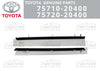 TOYOTA CELICA ST202 2 x Front Door Belt Molding RH LH (1994–1999)