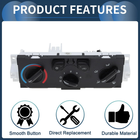Chevrolet Colorado (2004-2012) Black Climate Control Module