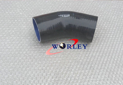 Car 2" Silicone Hose 45° Bend Elbow Intercooler Intake Tube