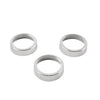 Kia Cerato K3 Forte 3 x Silver Center AC Switch Control Knob Rings (2017-2018)
