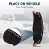 Toyota 86 2012 Sun Protector Pad Black Red Dashboard Cover Mat