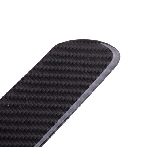 Car 2 x Small Carbon Fiber Door Sill Cover (Fits Various Models)