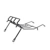 Honda Super Cub C125 Mid Seat Luggage Rack (2019-2025)
