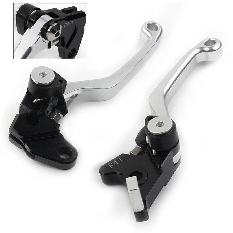Kawasaki KLX250 D-TRACKER (1993-1997) SILVER Dirt Clutch Brake Levers
