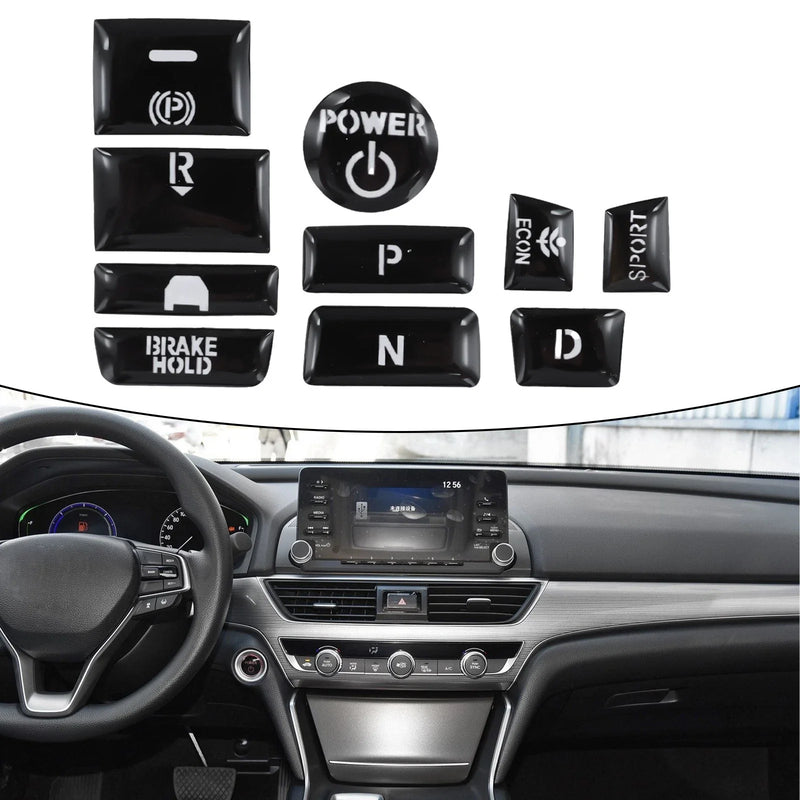 Accord Rubber Handbrake Parking Button Cap Cover Decal