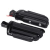 Harley Softail Black Rear Passenger Footpegs Support Mount (2000-2006)