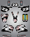 KTM SX / EXC (1993-1997) - Safari Style Stickers Custom Graphics Full Kit